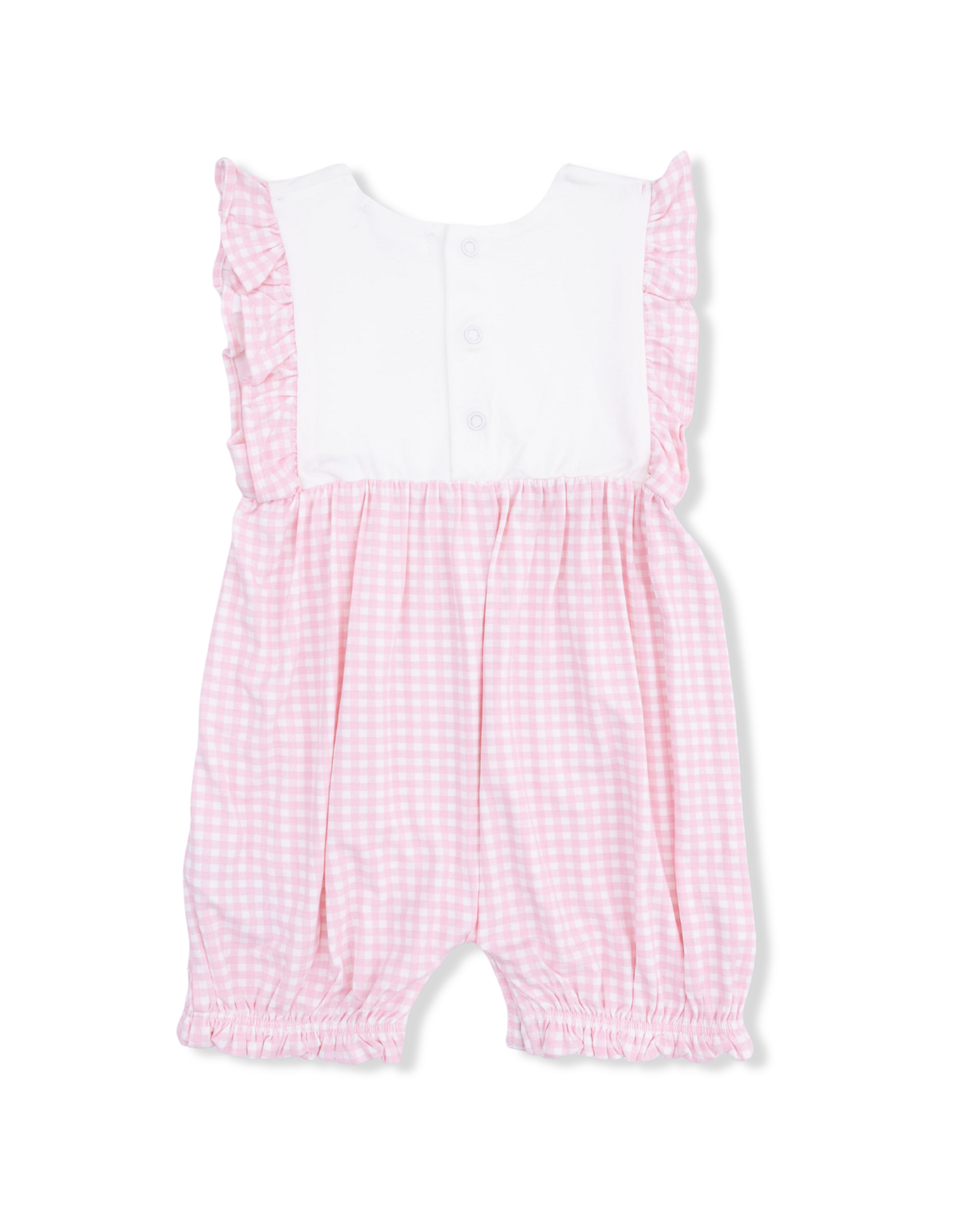 Angel Dear ADS26 Bubbly Whale Pink Ruffle Playsuit