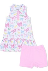 Angel Dear ADS26 Sweet Bows Dress Polo Tennis Dress/Short