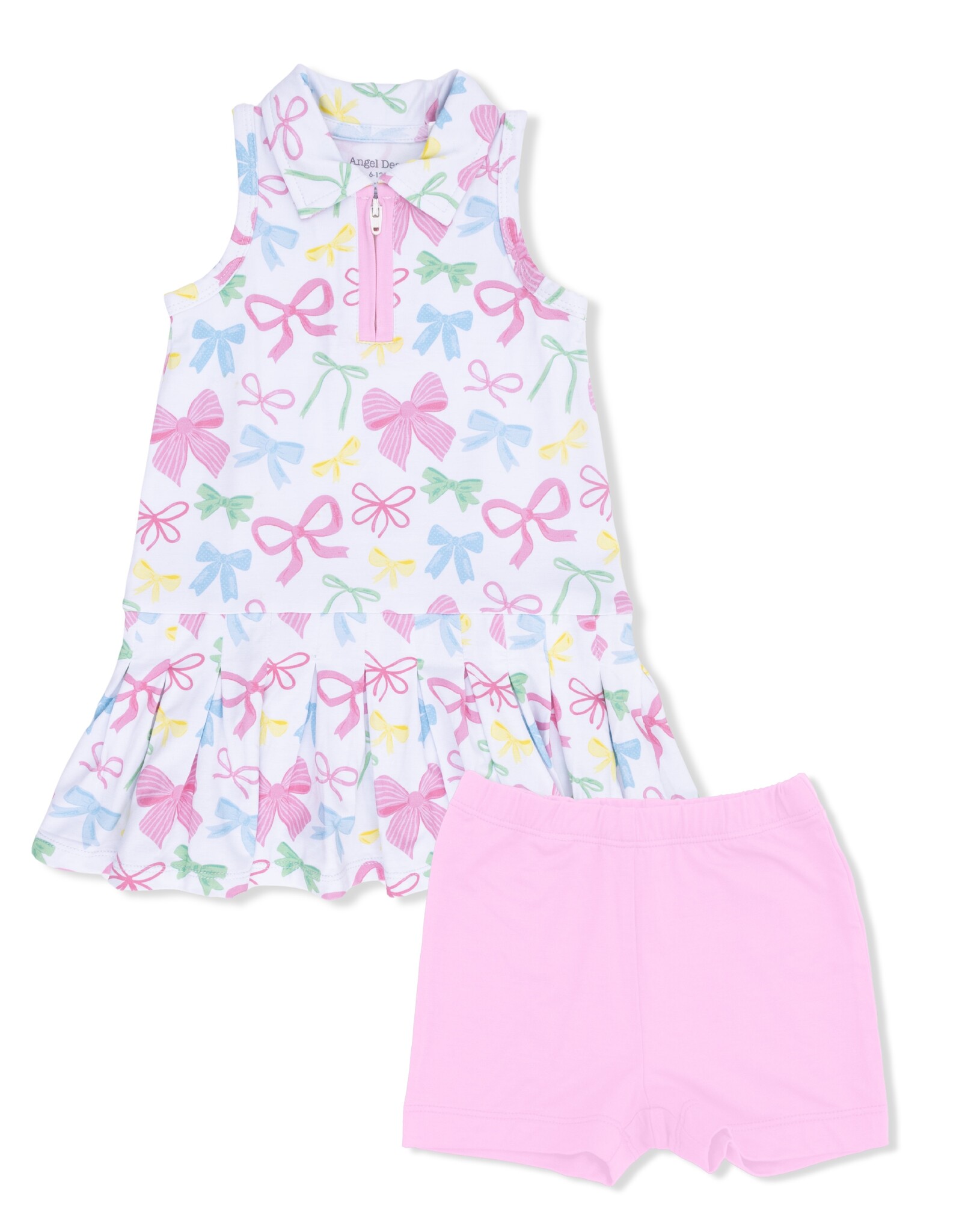 Angel Dear ADS26 Sweet Bows Dress Polo Tennis Dress/Short