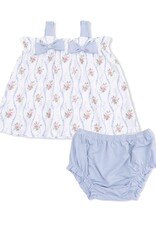 Angel Dear ADS26 Heirloom Rose Stripe Top/Bloomer