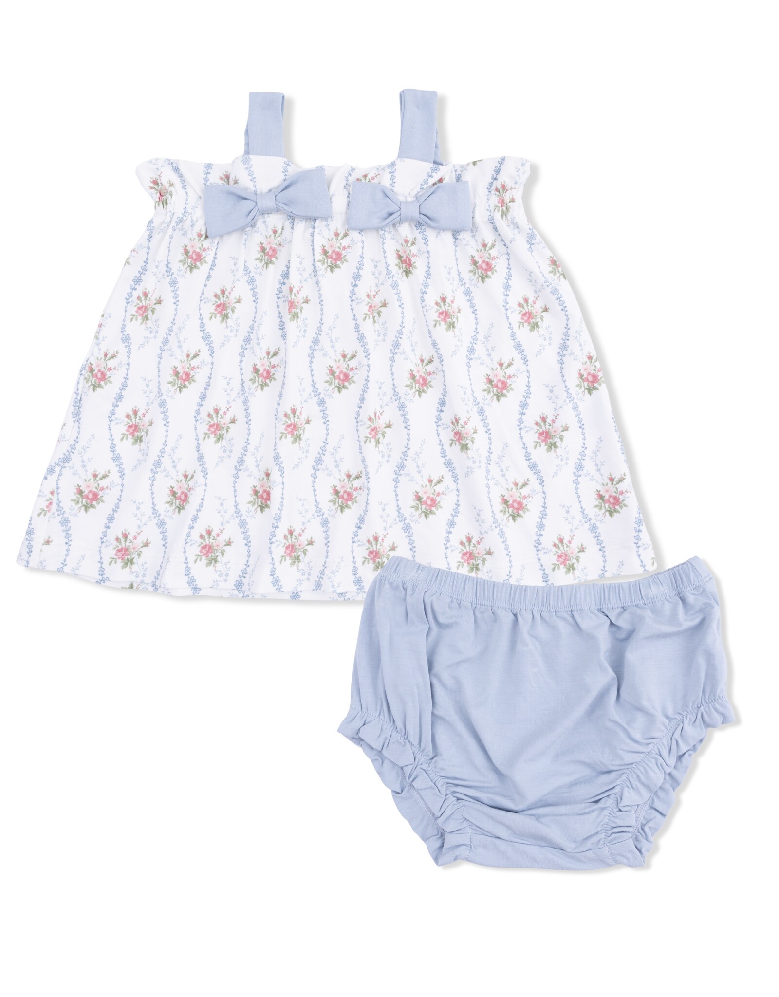 Angel Dear ADS26 Heirloom Rose Stripe Top/Bloomer