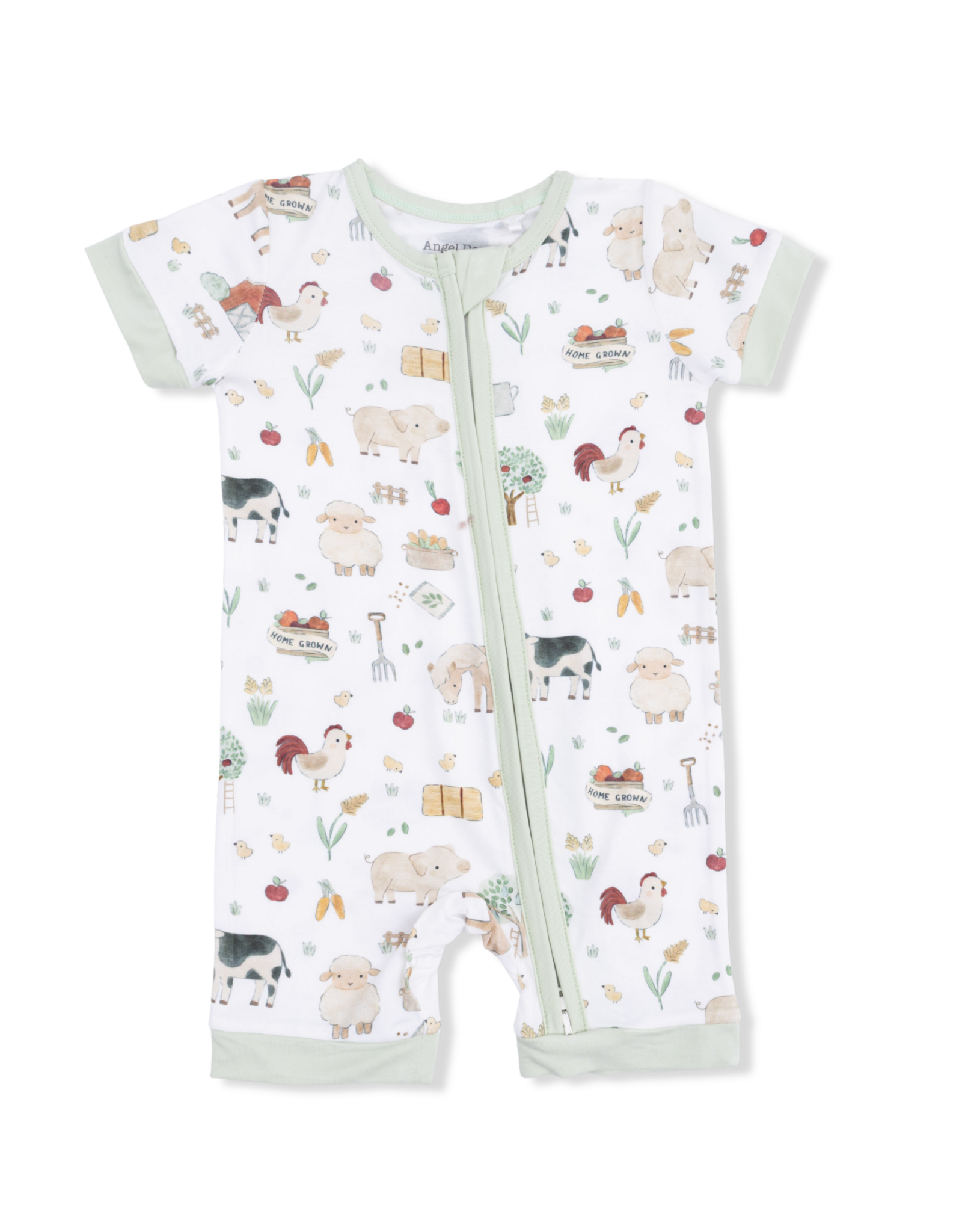 Angel Dear ADS26 Cute Farm Animals Uni Shortie Romper