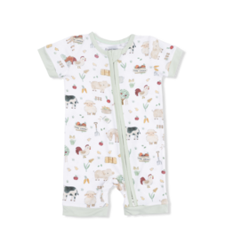 Angel Dear Cute Farm Animals Uni Shortie Romper