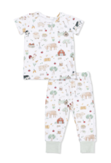Angel Dear ADS26 Short Sleeve Lounge Wear Cute Farm Animals