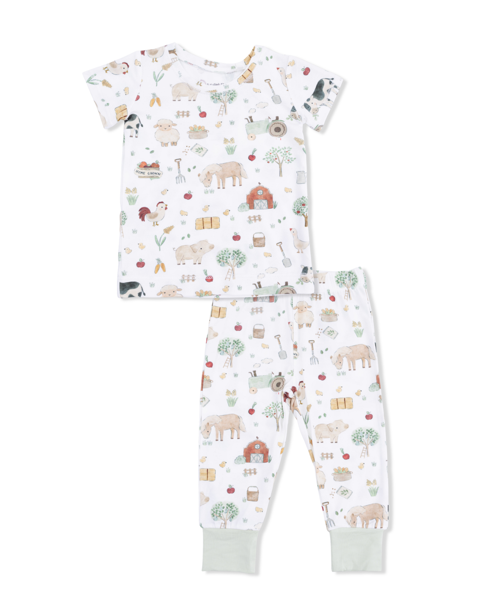 Angel Dear ADS26 Short Sleeve Lounge Wear Cute Farm Animals