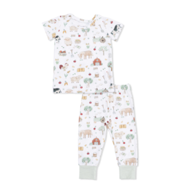 Angel Dear Short Sleeve Lounge Wear Cute Farm Animals