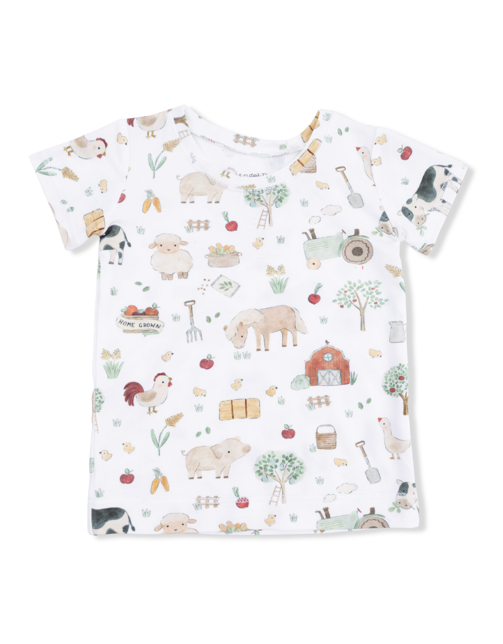 Angel Dear ADS26 Short Sleeve Lounge Wear Cute Farm Animals