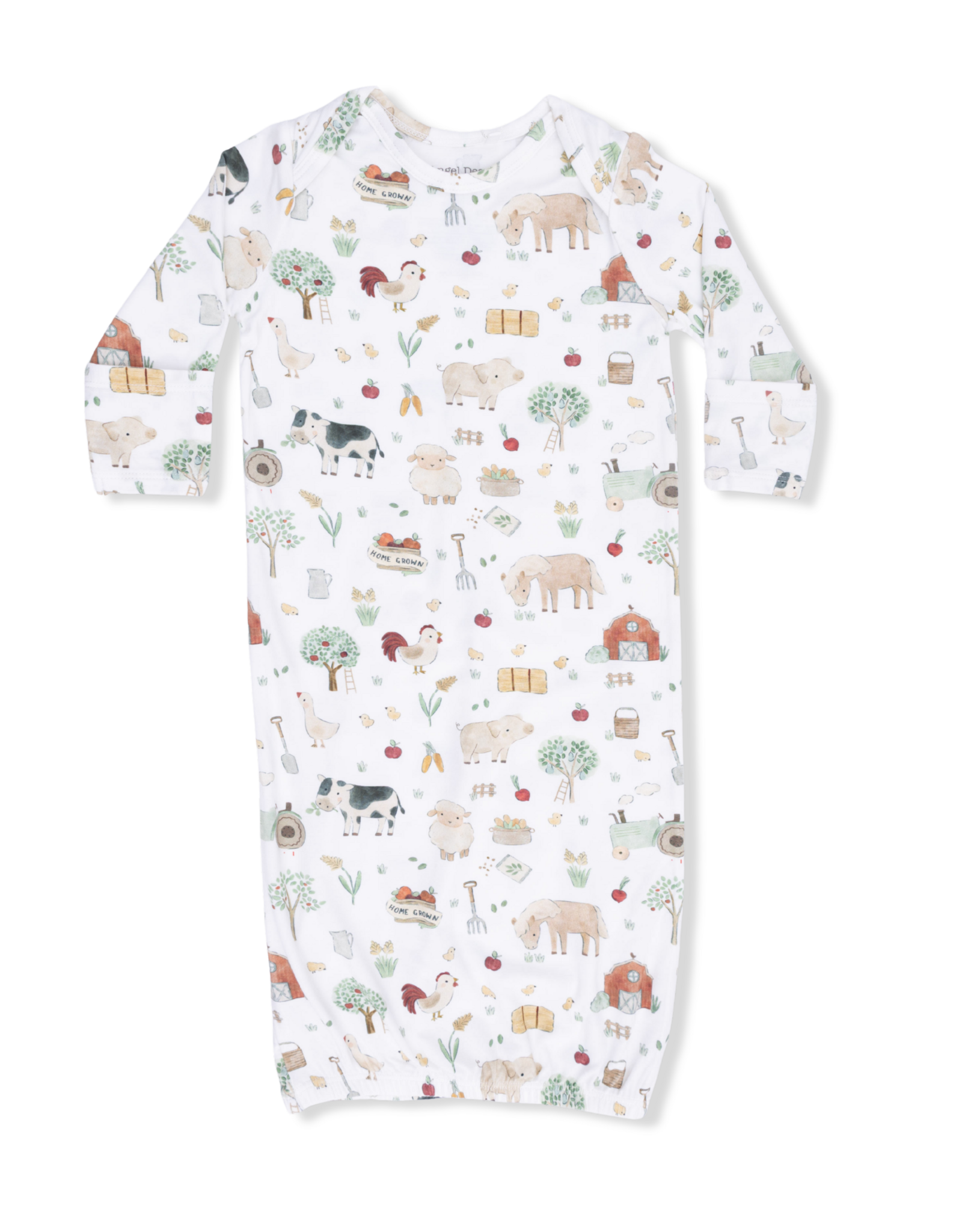 Angel Dear ADS26 Lap Shoulder Gown Cute Farm Animals