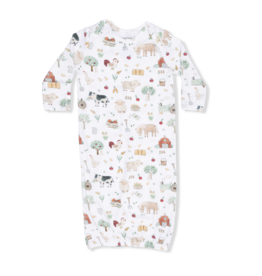 Angel Dear Lap Shoulder Gown Cute Farm Animals