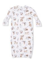 Angel Dear ADS26 Lap Shoulder Gown  & Hat Cowboy Nursery