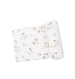 Angel Dear Swaddle Blanket 45x45 Flower Ducklings