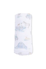 Angel Dear ADS26 Swaddle Blanket 45x45 Farm Animal Party