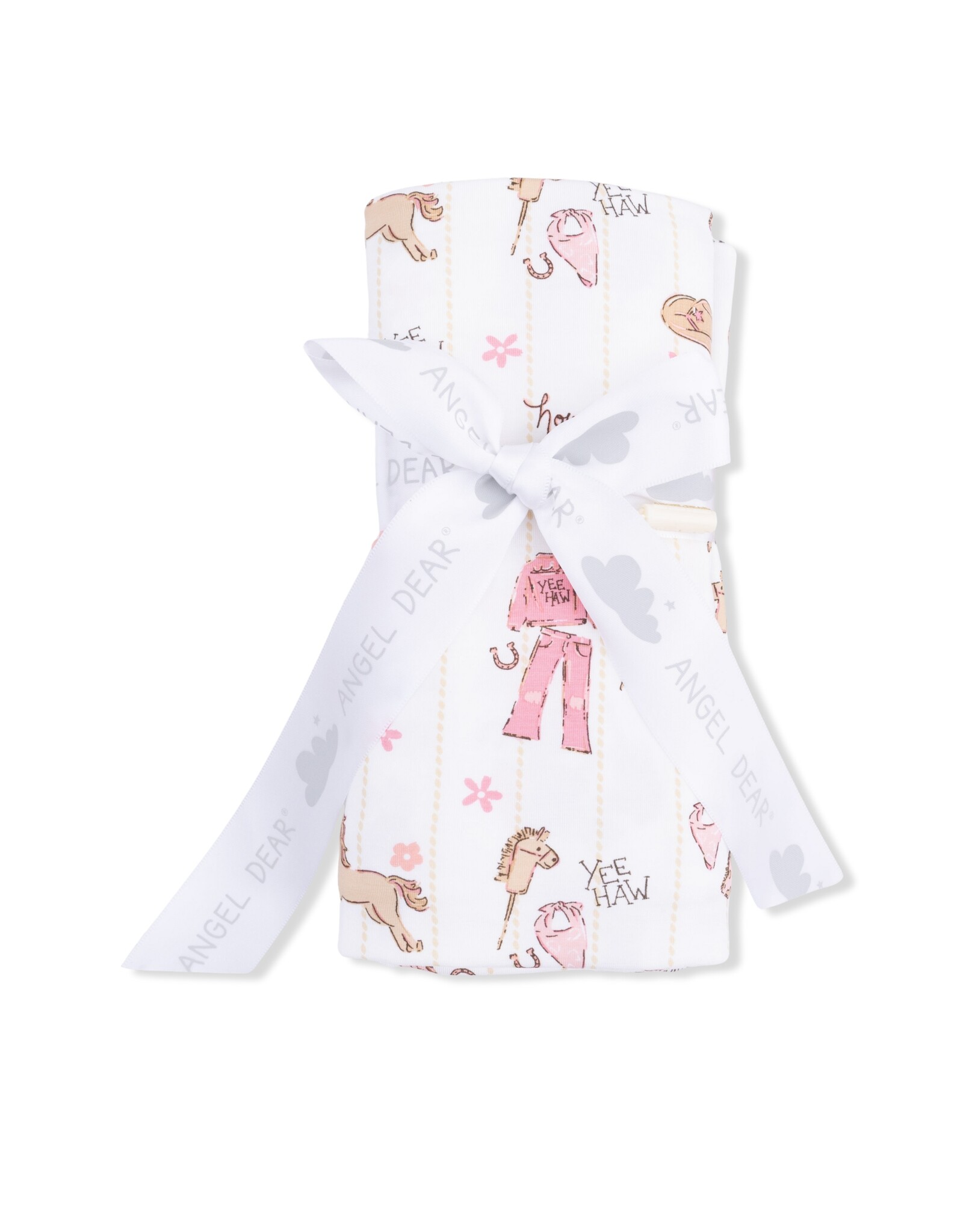 Angel Dear ADS26 Swaddle Blanket 45x45 Cowgirl Nursery