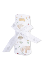 Angel Dear ADS26 Swaddle Blanket 45x45 Cute Farm Animals