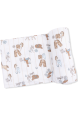 Angel Dear ADS26 Swaddle Blanket 45x45 Cowboy Nursery