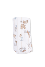 Angel Dear ADS26 Swaddle Blanket 45x45 Cowboy Nursery