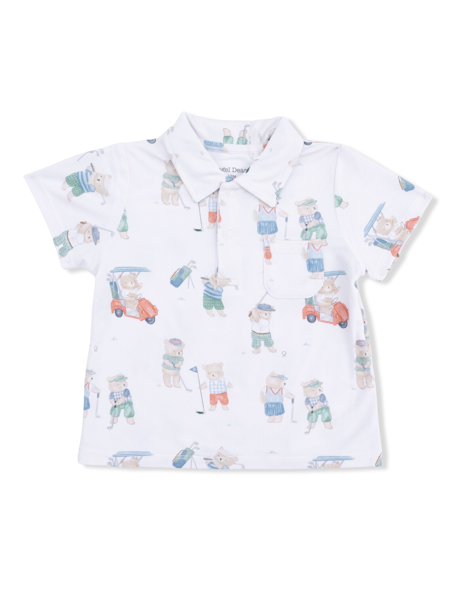 Angel Dear ADS26 Golfing Teddy Bears Polo Short Set