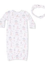 Angel Dear ADS26 Kimono Gown & Headband Carousel Bows