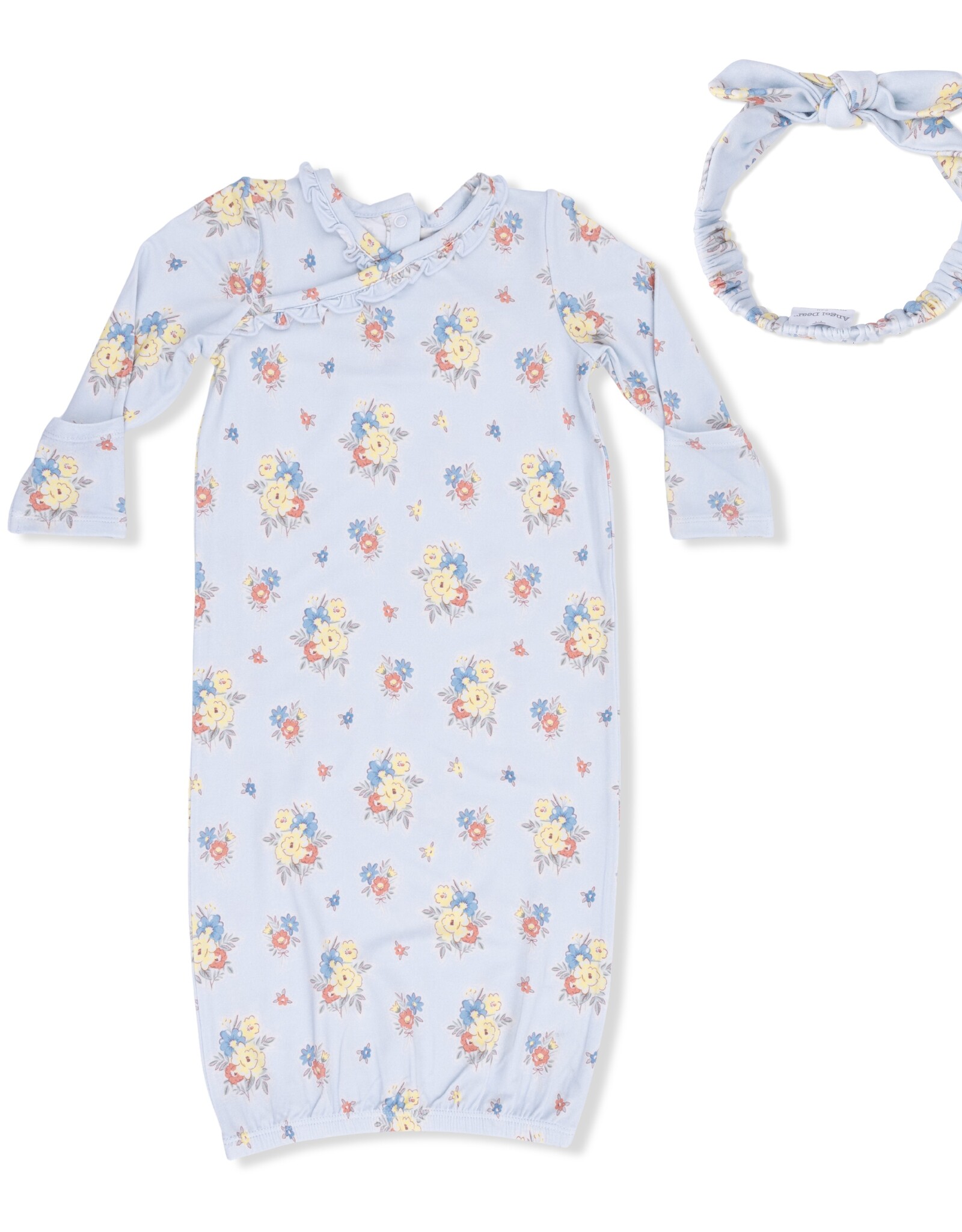 Angel Dear ADS26 Kimono Gown & Headband Country Stitch Floral