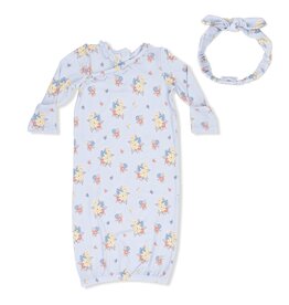 Angel Dear Kimono Gown & Headband Country Stitch Floral