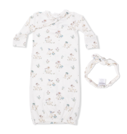 Angel Dear Kimono Gown & Headband Flower Ducklings