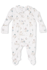 Angel Dear ADS26 Smocked Peter Pan Footie Flower Ducklings