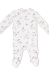 Angel Dear ADS26 Smocked Peter Pan Footie Flower Ducklings