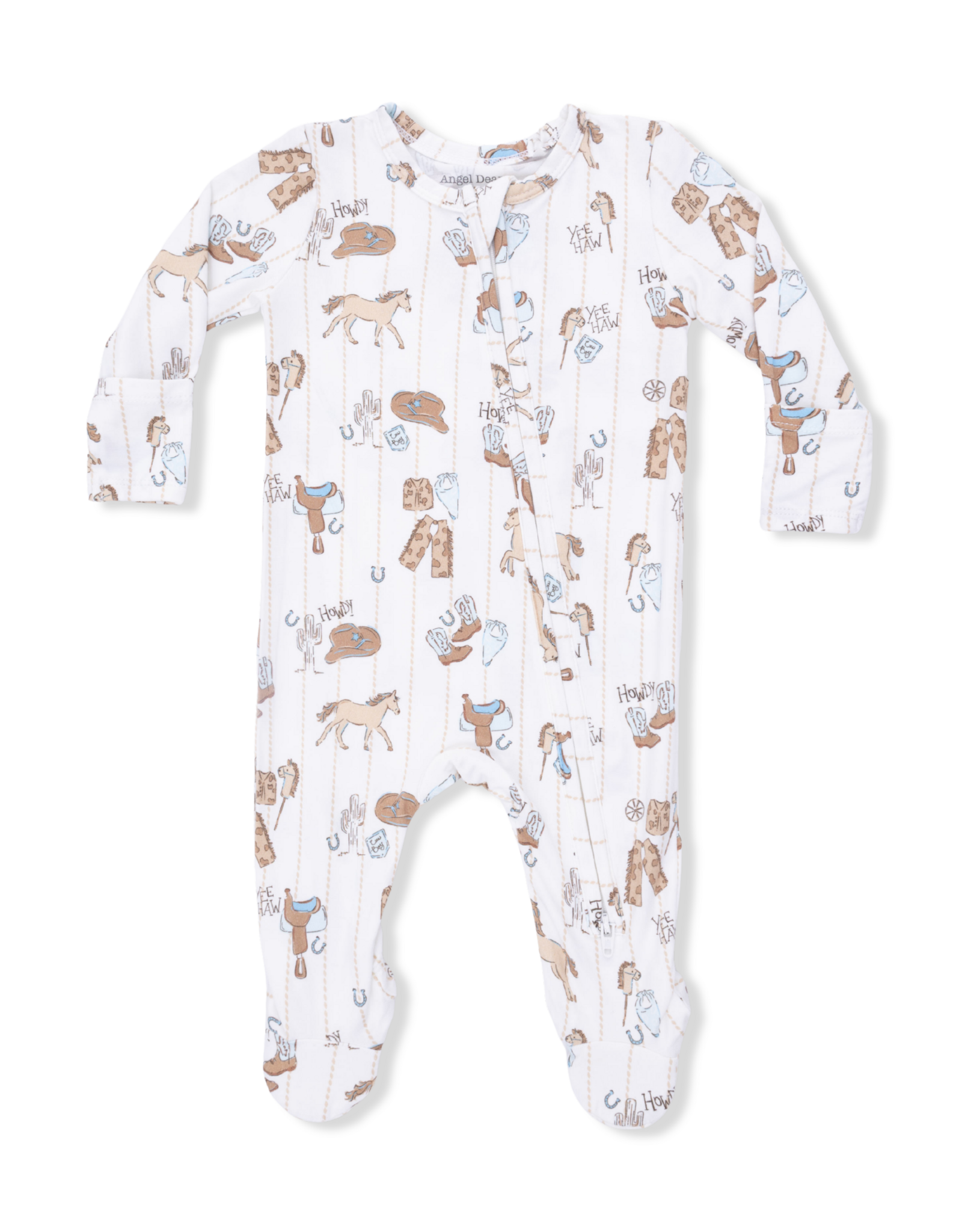 Angel Dear ADS26 2 Way Zipper Footie Cowboy Nursery