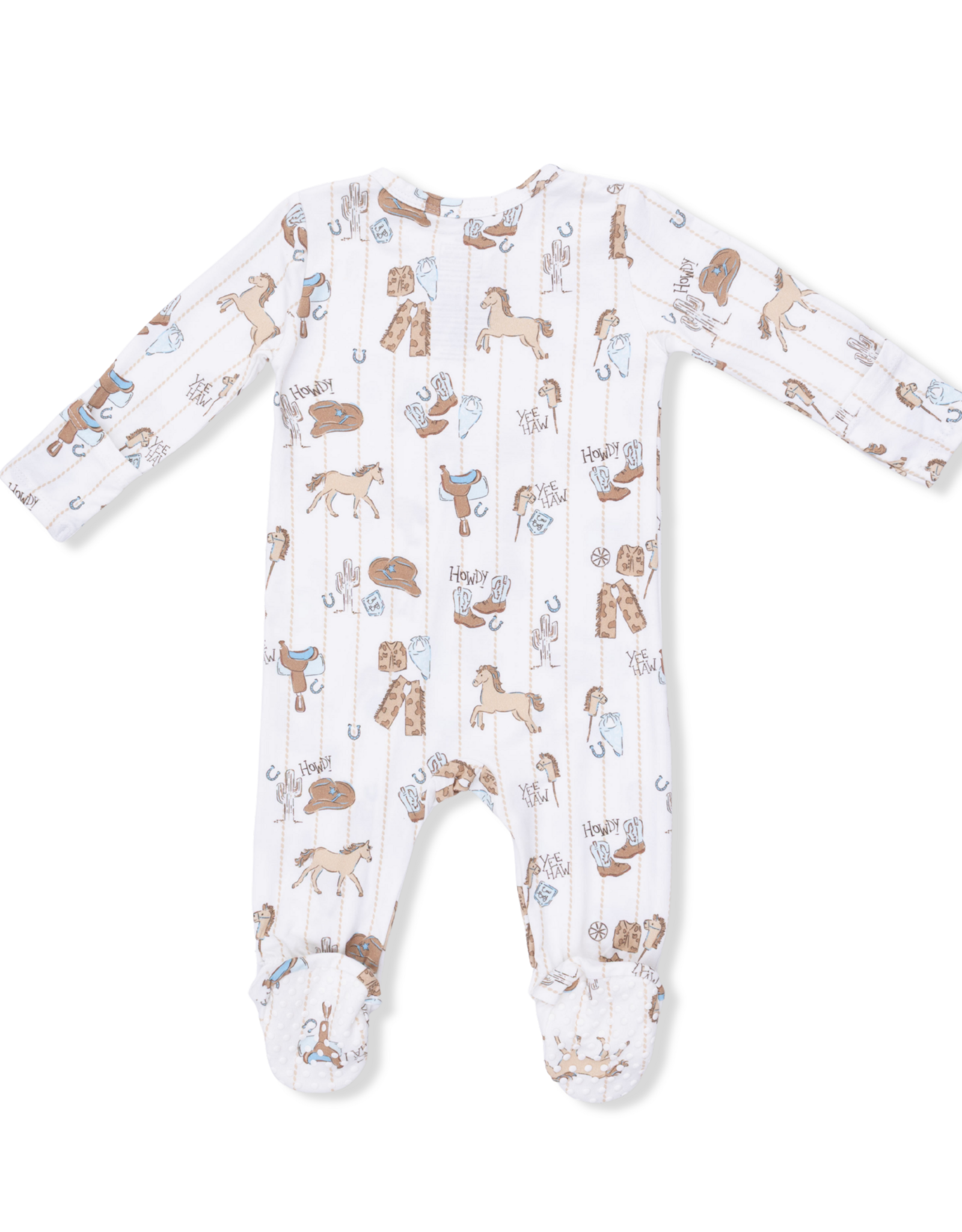 Angel Dear ADS26 2 Way Zipper Footie Cowboy Nursery