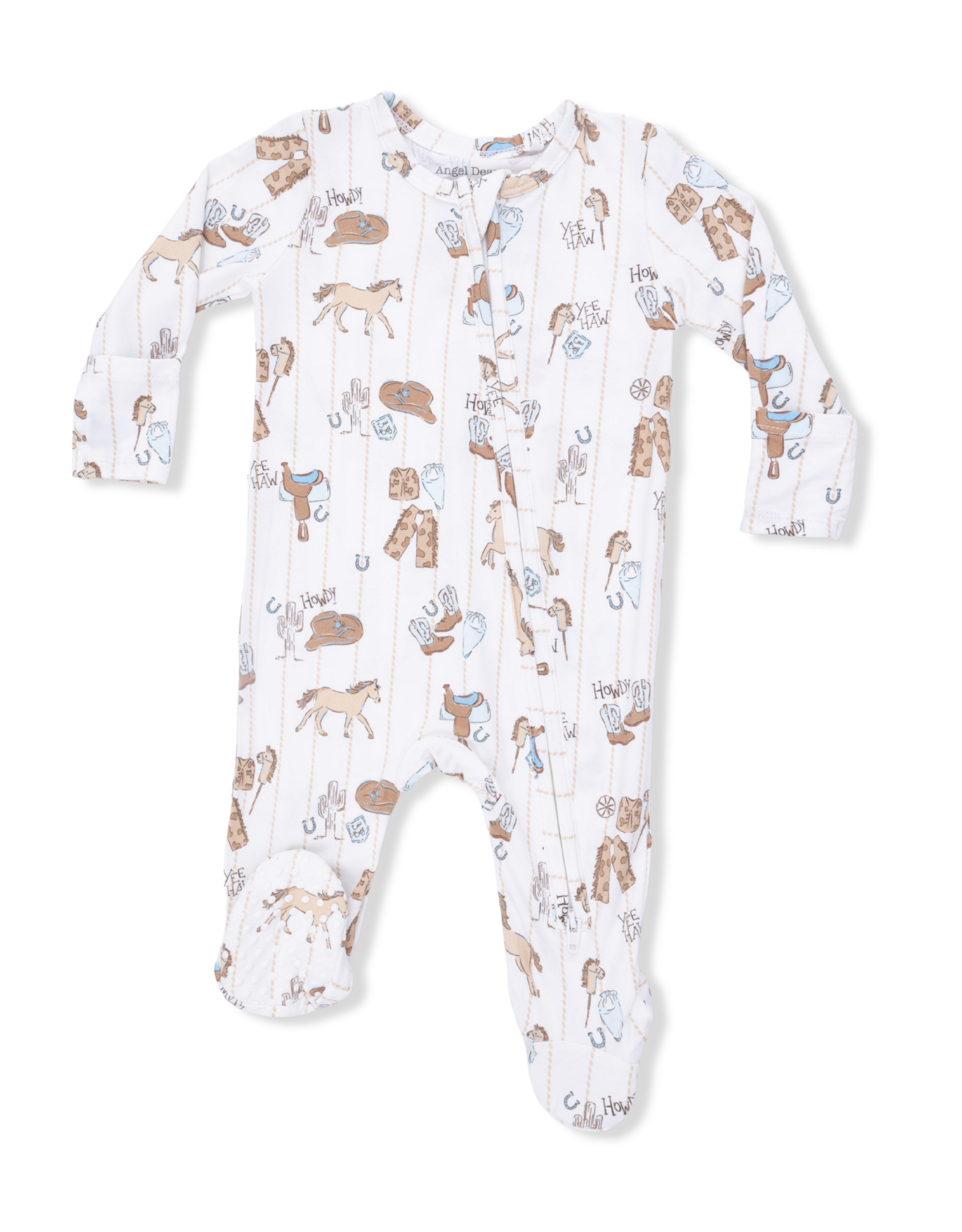 Angel Dear ADS26 2 Way Zipper Footie Cowboy Nursery