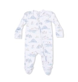 Angel Dear 2 Way Zipper Footie Farm Animal Party