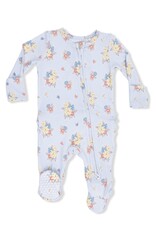 Angel Dear ADS26 2 Way Zipper Ruffle Footie Country Stitch Floral