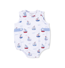 Angel Dear Bubbly Sailboats Blue Bubble