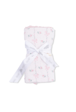 Angel Dear ADS26 Ruffle Blanket Dainty Buds & Bows 35x26