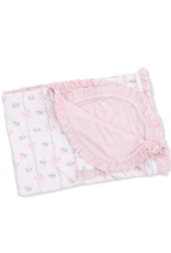 Angel Dear ADS26 Ruffle Blanket Dainty Buds & Bows 35x26