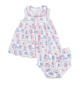 Angel Dear (Size 3T) Julep's Floral Patchwork Dress/Bloomer