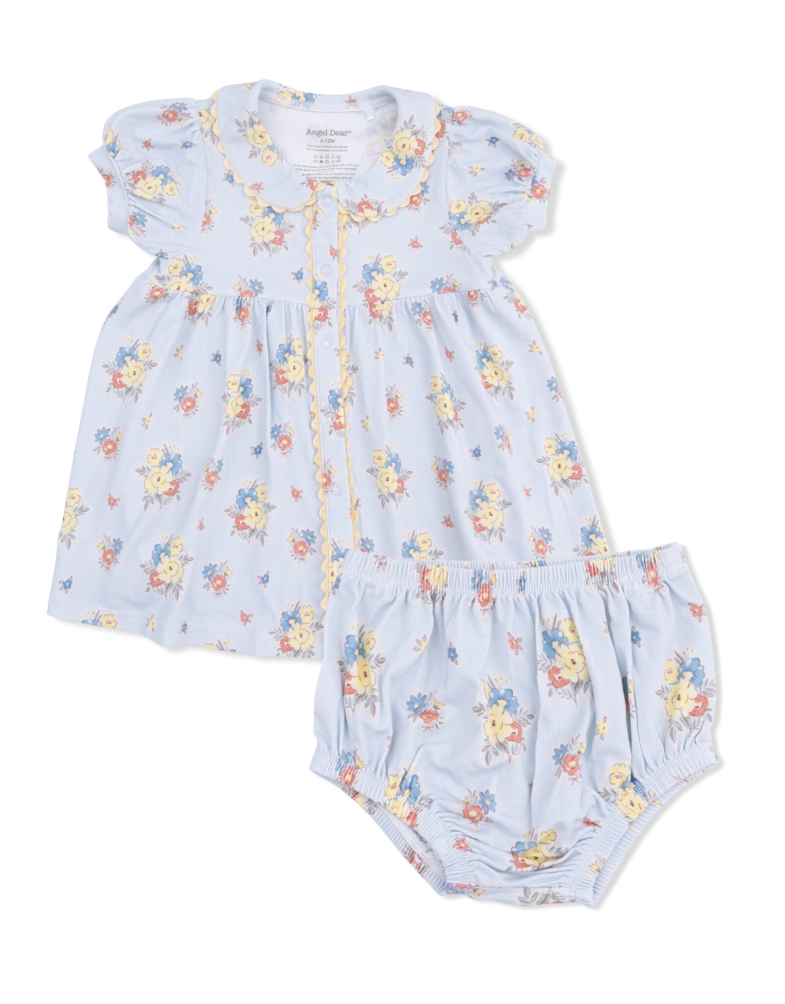 Angel Dear ADS26 Country Stitch Floral Dress/Bloomer