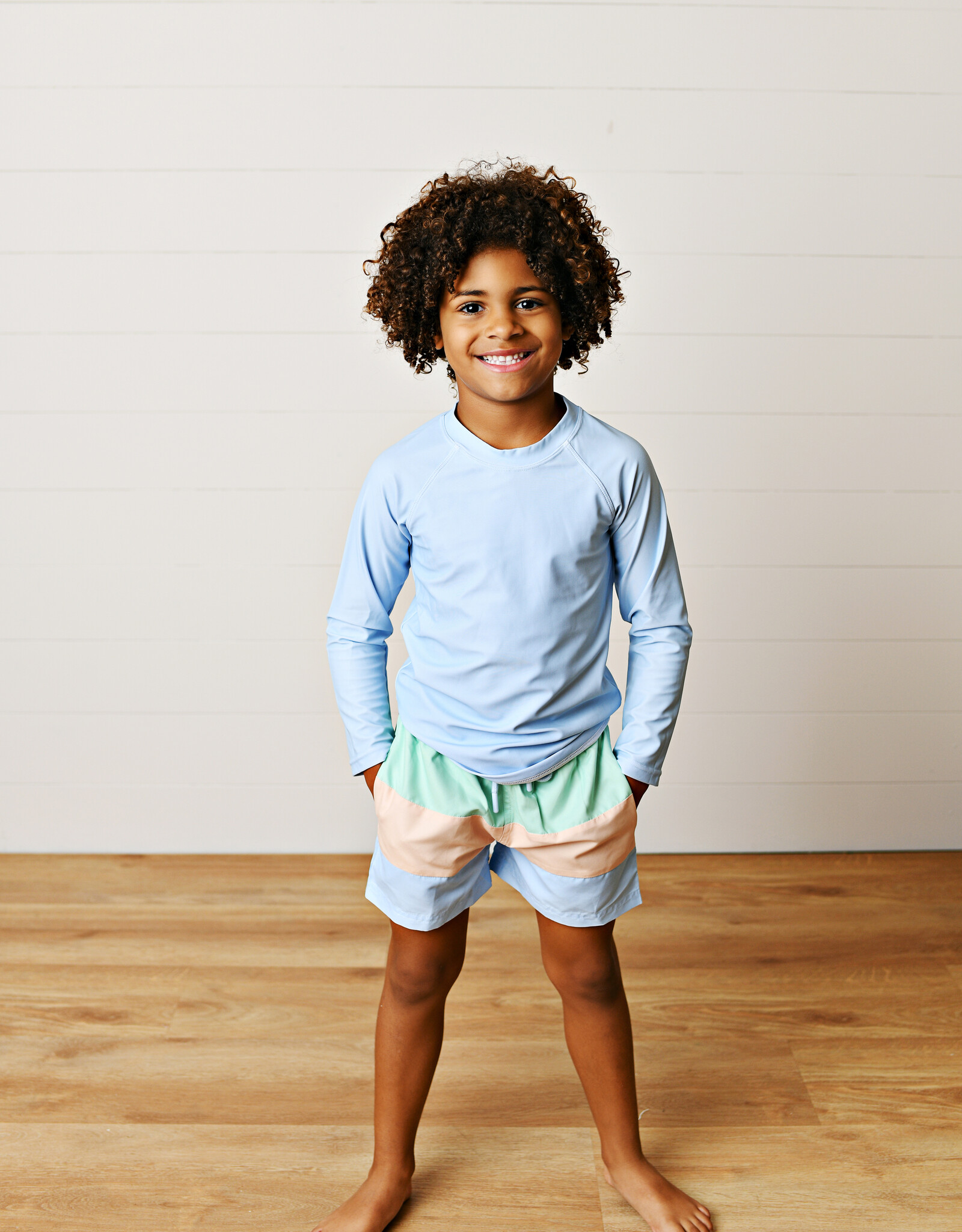 Swoon Baby 2617 Light Blue Rash Guard