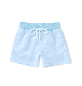 Swoon Baby Blue Stripes Swim Trunk