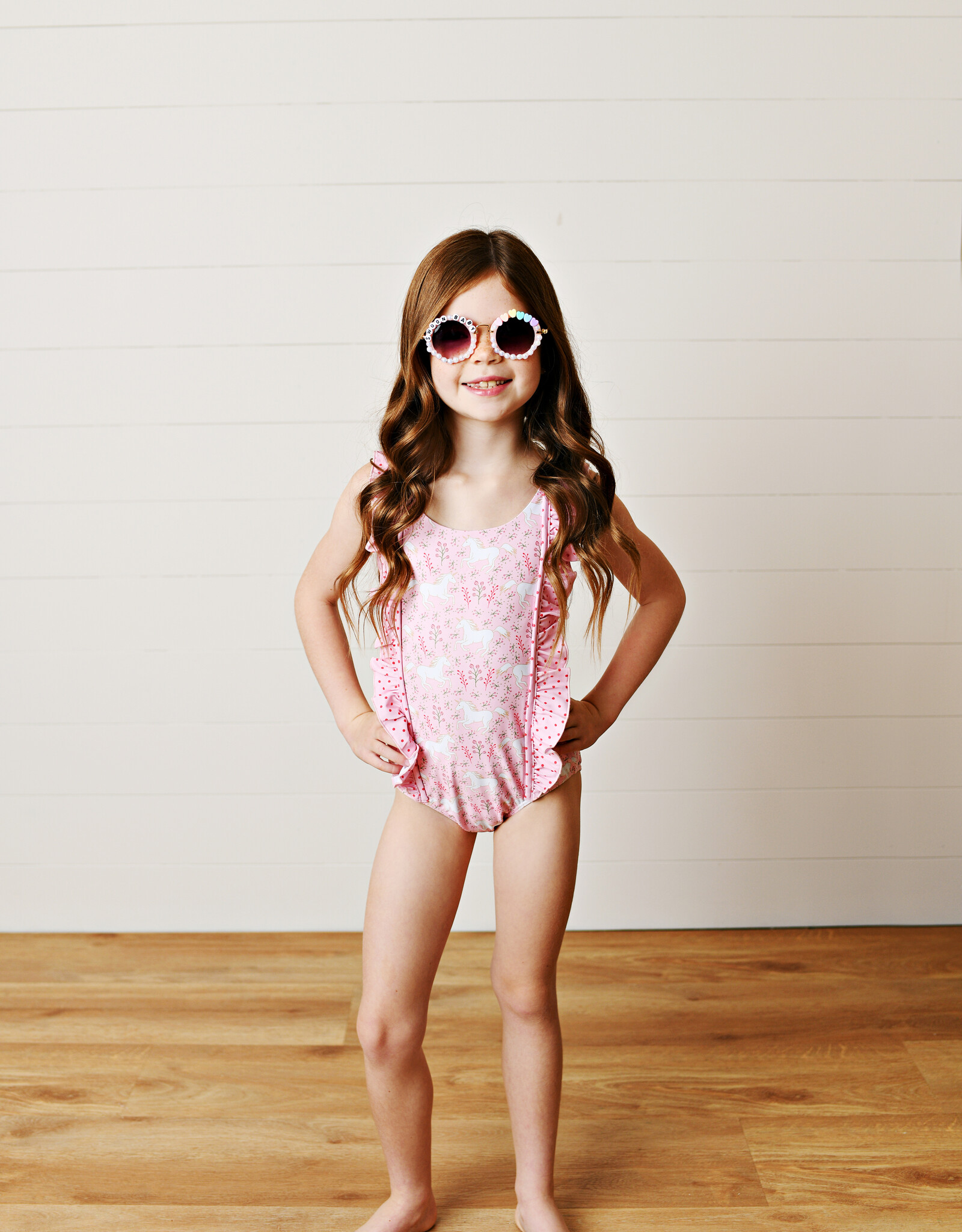 Swoon Baby 2674 1Pc Swimsuit Pink Unicorn