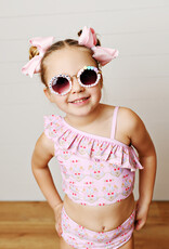Swoon Baby 2623 2 Pc Ruffle Swimsuit Pink Floral