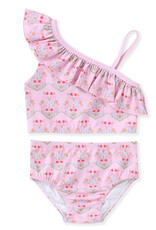 Swoon Baby 2623 2 Pc Ruffle Swimsuit Pink Floral