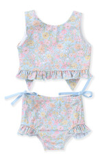 Swoon Baby 2636 2 Pc Swimsuit Blue Floral