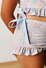 Swoon Baby 2636 2 Pc Swimsuit Blue Floral