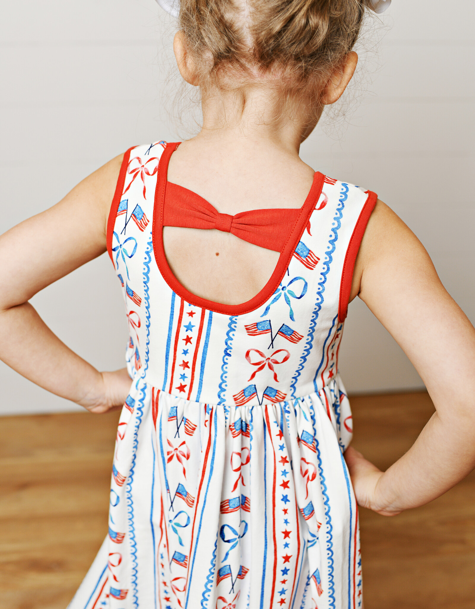 Swoon Baby 2687 Flair Dress Flags & Bows