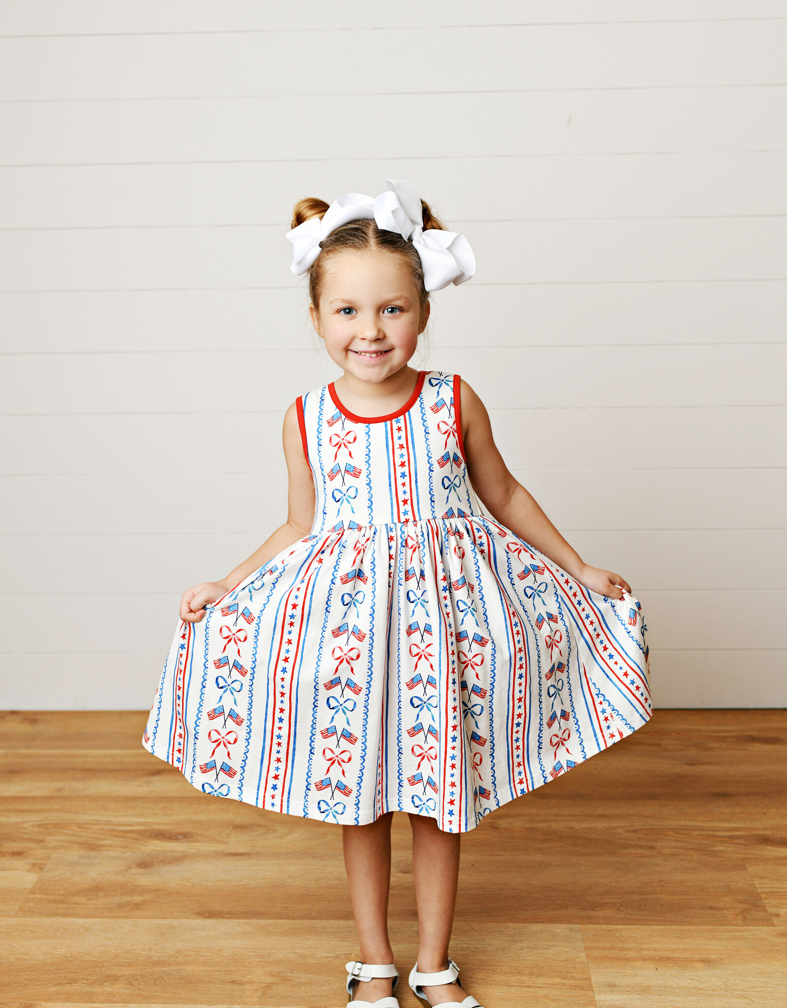 Swoon Baby 2687 Flair Dress Flags & Bows