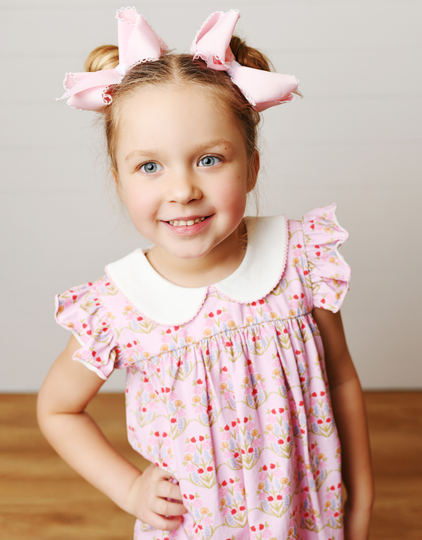 Swoon Baby 2620 Proper Flutter Dress Pink Floral