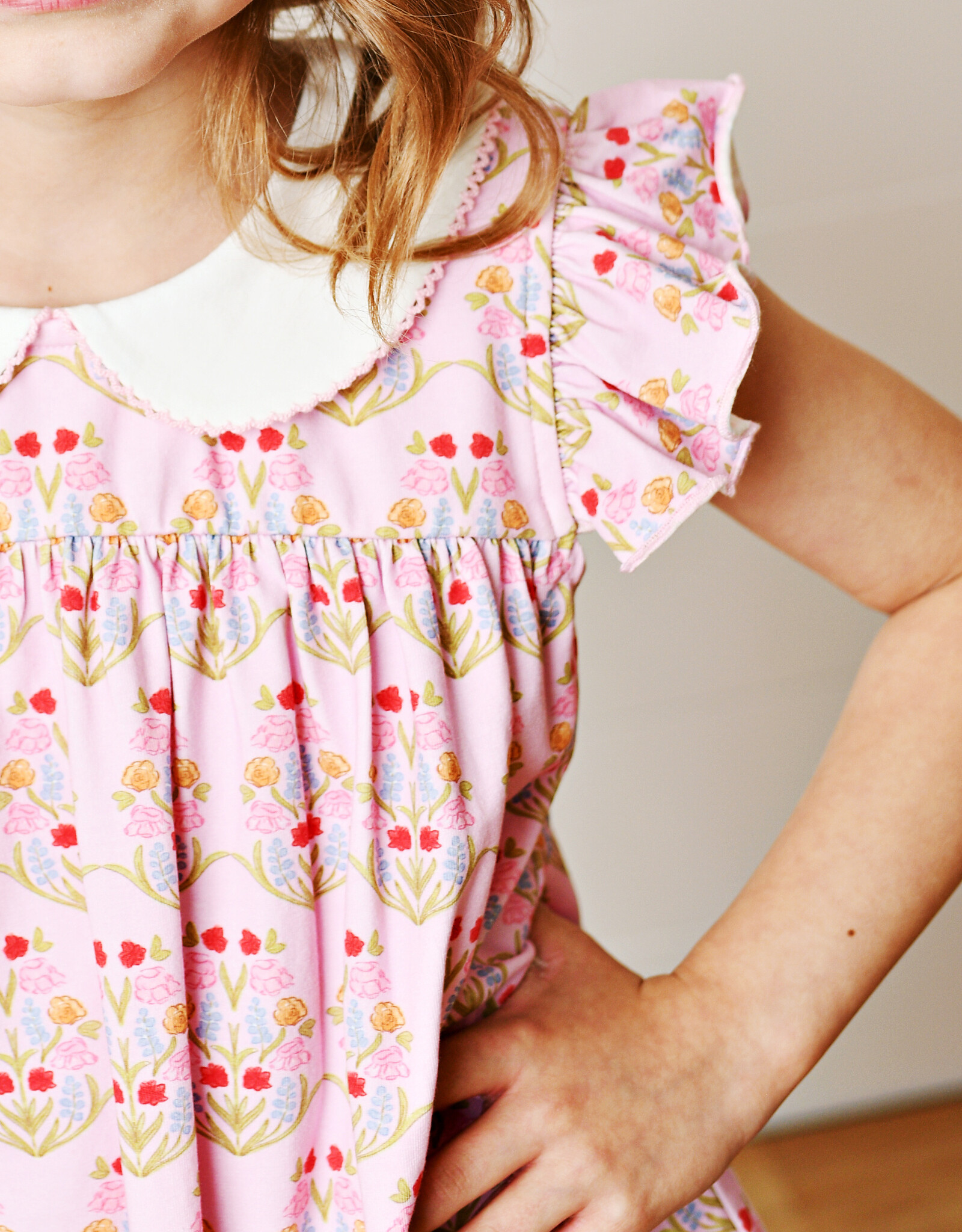 Swoon Baby 2620 Proper Flutter Dress Pink Floral