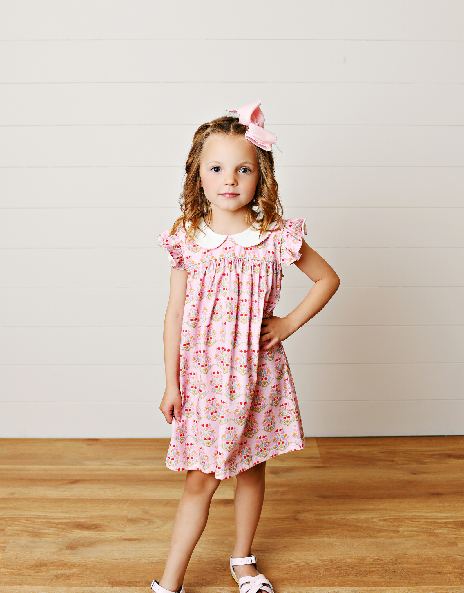 Swoon Baby 2620 Proper Flutter Dress Pink Floral