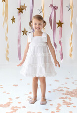 Mabel and Honey 7917WE Birds of Feather White Dress
